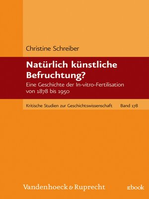 cover image of Natürlich künstliche Befruchtung?